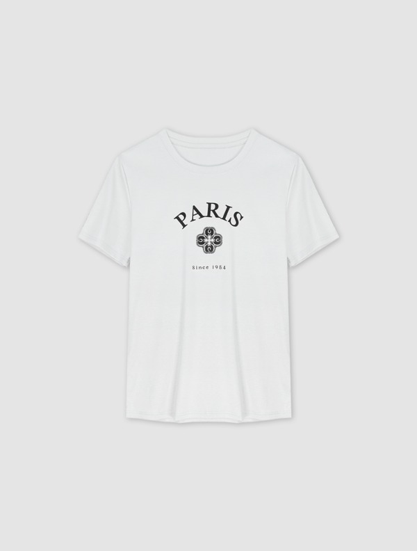 마리끌레르 라운드 로고 프린티드 티셔츠(MADBTS01C6)