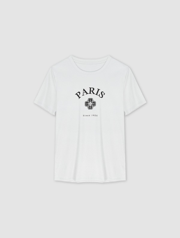 마리끌레르 라운드 로고 프린티드 티셔츠(MADBTS01C6)